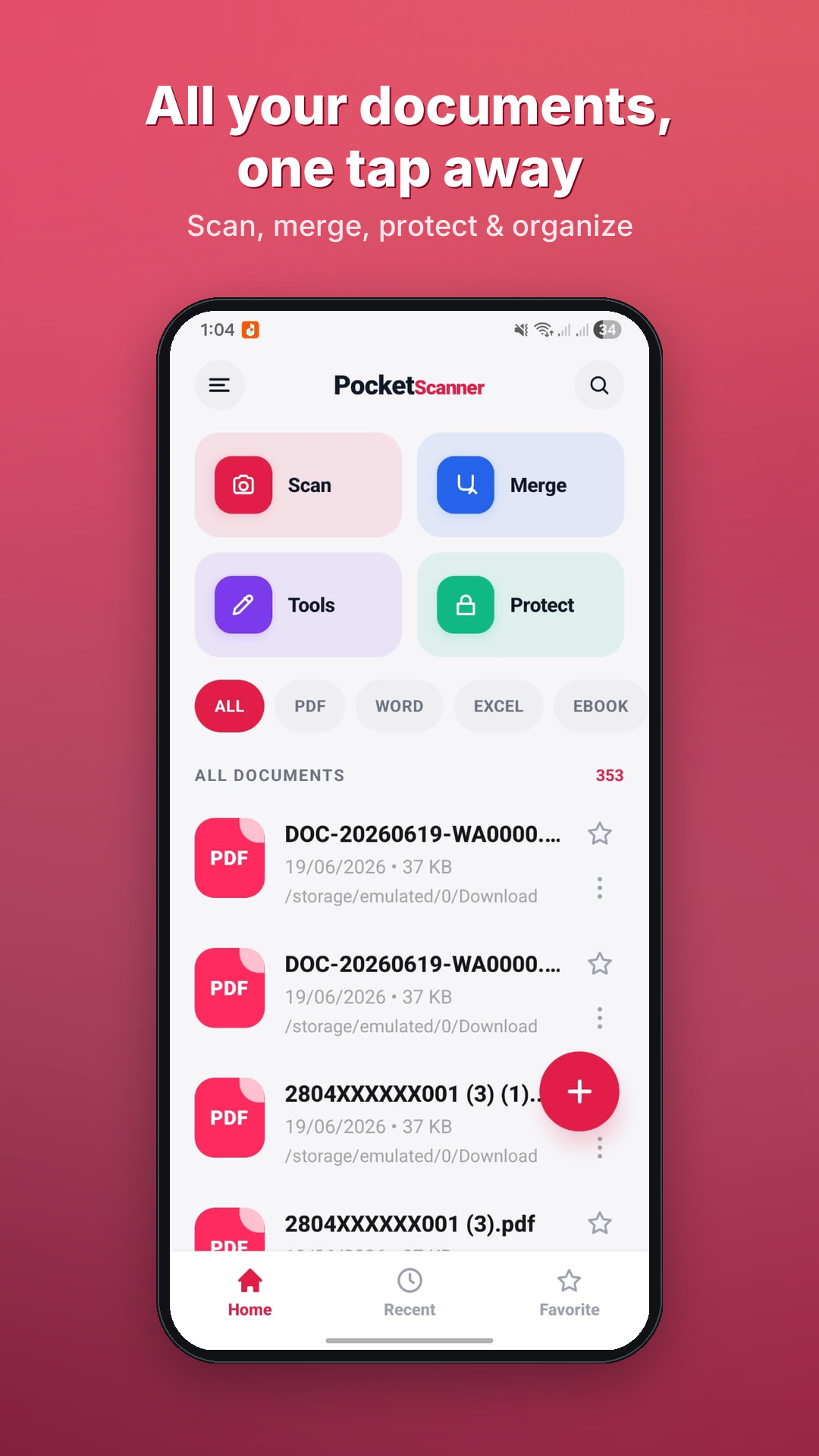 Pocket Scanner screenshot